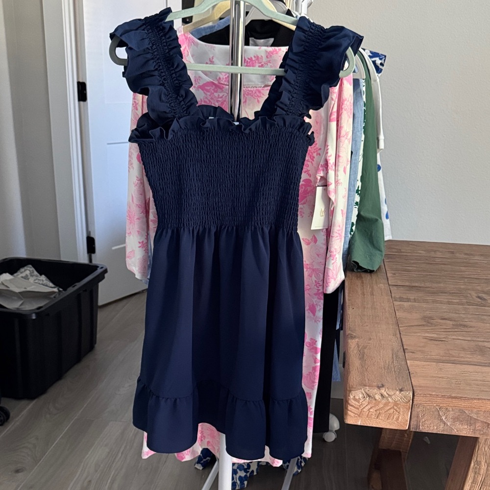 Hill House Navy Dress EUC